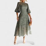 Maja - Čipkastu Haljinu S Lanterne