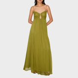 Bela - Maxi haljina s ključanom rupom