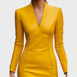 Lada - Uska haljina od umjetne kože