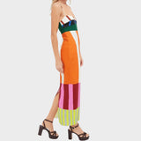 Marta - Duga haljina u više boja u bengalskom stilu