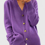 Elegantna Pletena Jakna s Dugmadi