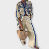 Yazette – Opušteni Look s Printom Riba