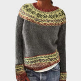 Gabrijela™ - Udobni Retro Pulover