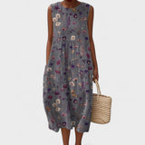 Gabrijela - Midi Haljina za Svakodnevno Nošenje