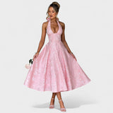 Julieta – Midi haljina s halter izrezom