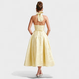 Julieta – Midi haljina s halter izrezom