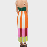 Marta - Duga haljina u više boja u bengalskom stilu