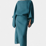 Filipa - Haljina Kimono od Lina i Pamuka s Pojasom